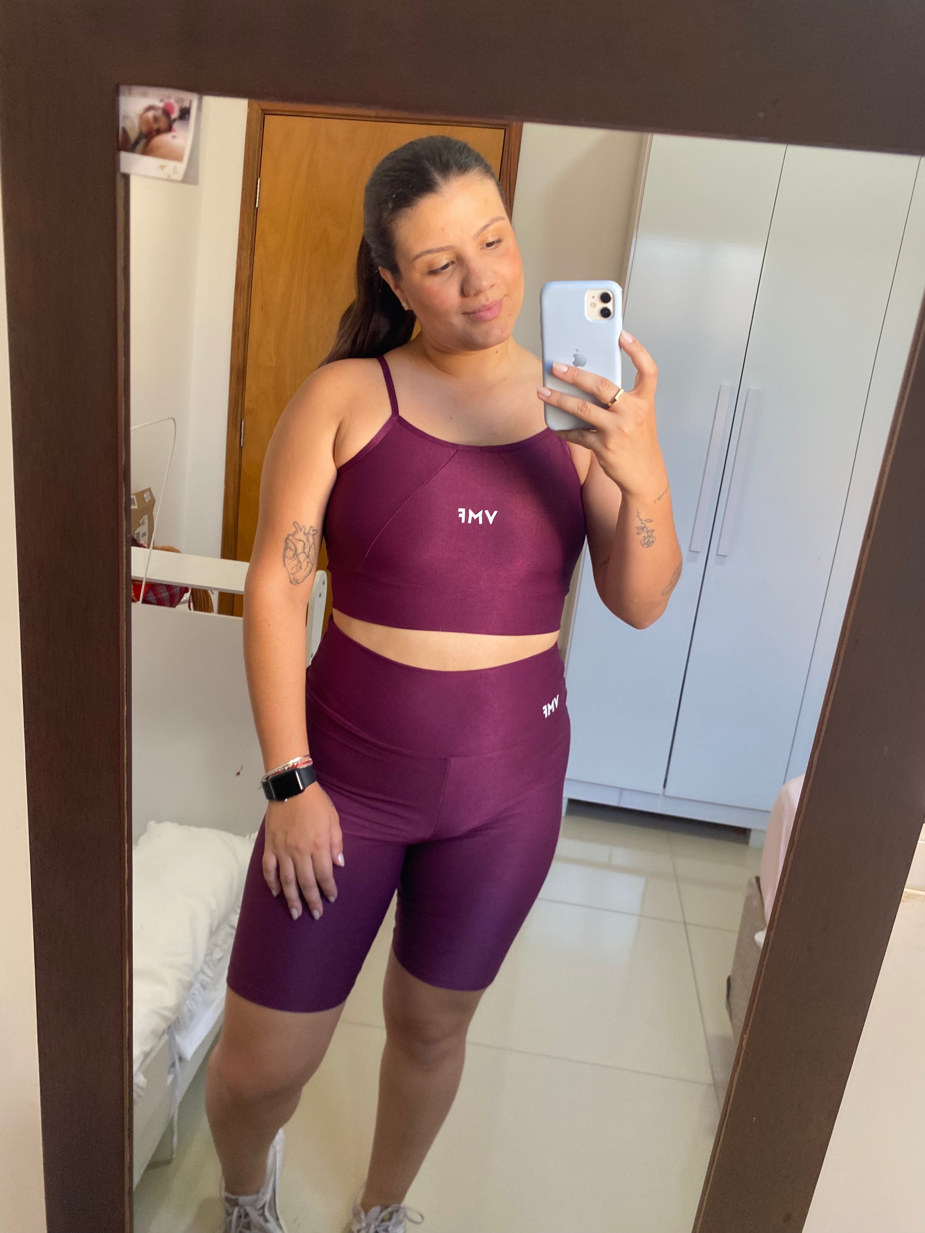 Top Kelly - Compressão Ameixa