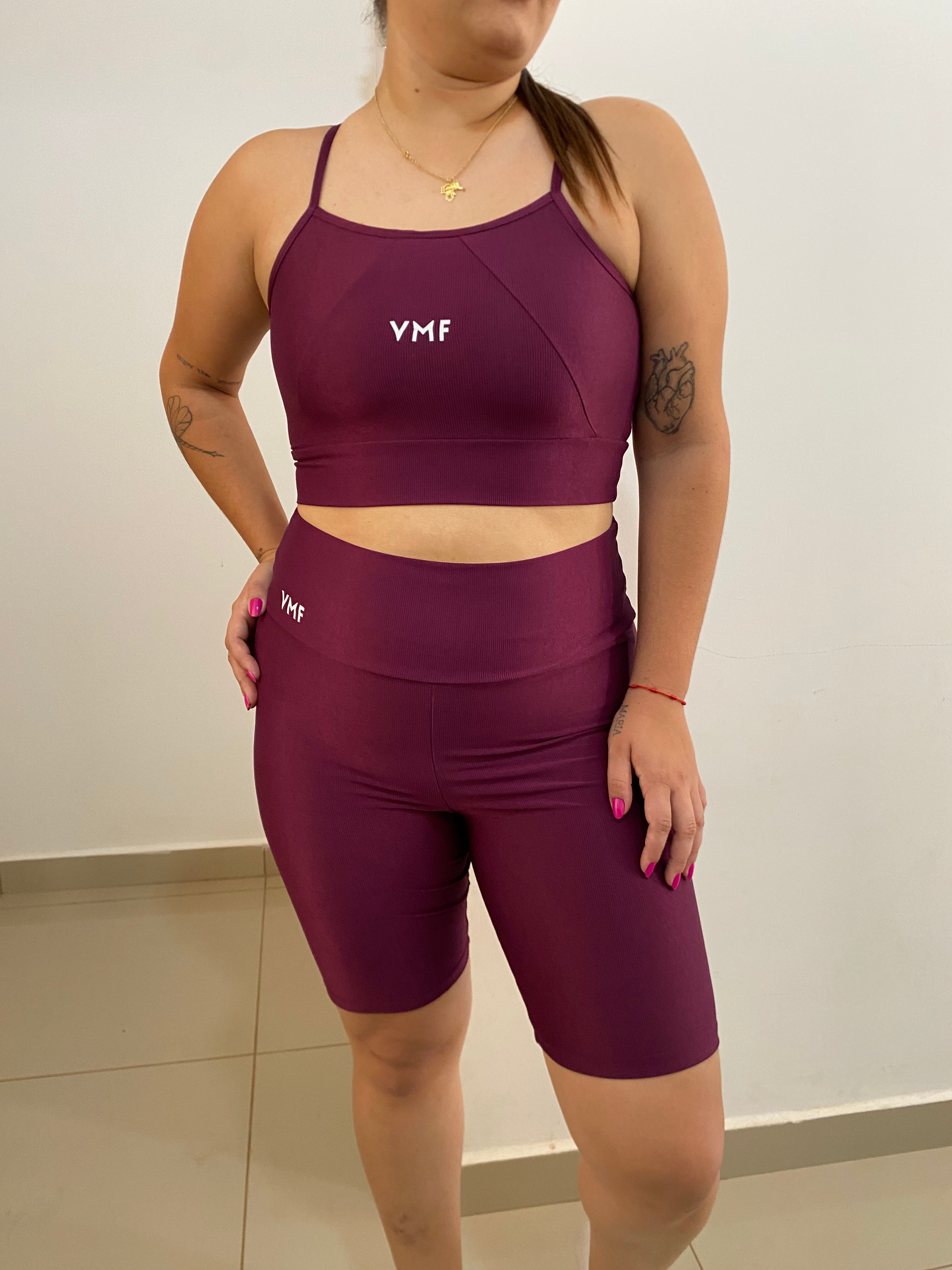 Bermuda - Compressão Ameixa